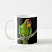 Ara Militaris Green Parrot Koffiemok (Links)