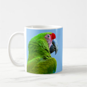 Ara Militaris Green Parrot Koffiemok