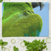 Ara Militaris Green Parrot Theedoek (Gevouwen)