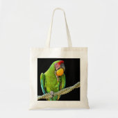 Ara Militaris Green Parrot Tote Bag (Voorkant)