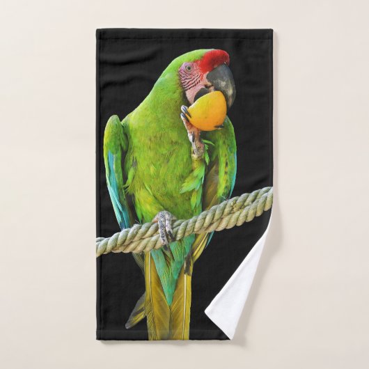 Ara Militaris Groene Papegaai Handdoek (Handdoek)