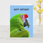 Ara Militaris Kaart (Gele Bloem)