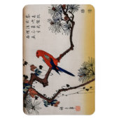 Ara op dennentak, Hiroshige Magneet (Verticaal)