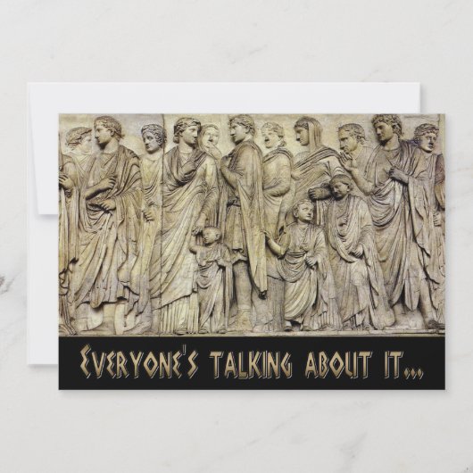 Ara Pacis Frieze Kaart (Voorkant)