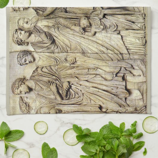 Ara Pacis Frieze Theedoek (Gevouwen)