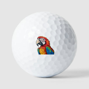 Ara papegaai golfballen