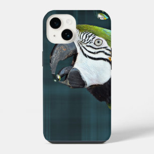 Ara papegaai met luchtbellen iPhone 14 hoesje