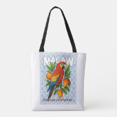 ara-papegaai tote bag (Achterkant)