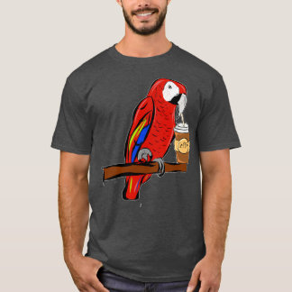 Ara parrot koffie 1 t-shirt