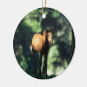 Arab Foal in de Trees Keramisch Ornament (Links)