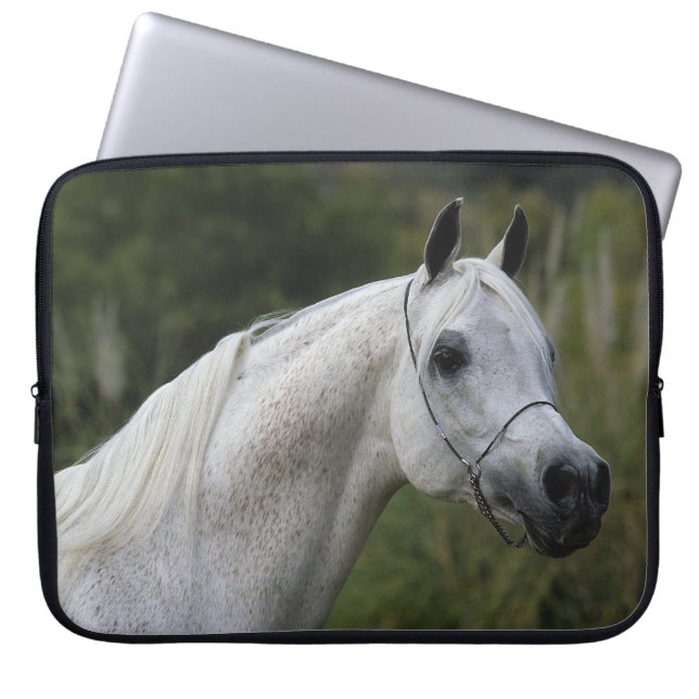 Arab Horse Headshot 1 Laptop Sleeve (Voorkant)