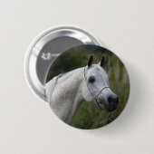 Arab Horse Headshot 1 Ronde Button 5,7 Cm (Voorkant /achterkant)