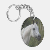Arab Horse Headshot 1 Sleutelhanger (Voorkant Links)