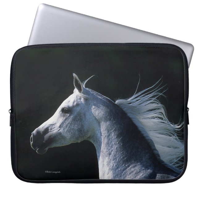 Arab Horse Headshot 2 Laptop Sleeve (Voorkant)