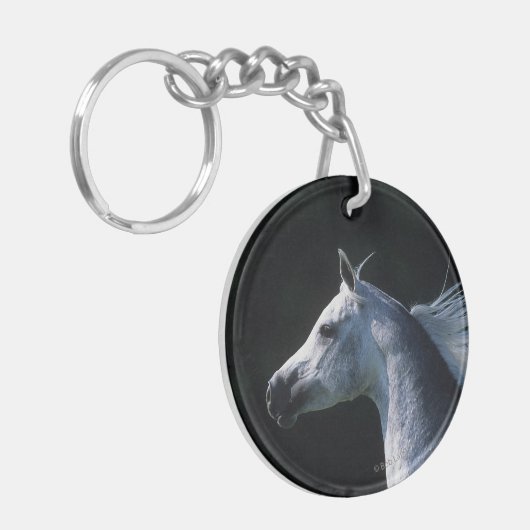 Arab Horse Headshot 2 Sleutelhanger (Voorkant Links)