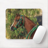 Arab Horse Headshot met bridle Muismat (Met muis)