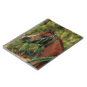 Arab Horse Headshot met bridle Notitieboek (Linkerzijde)