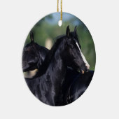 Arab Horse Scratching Keramisch Ornament (Rechts)