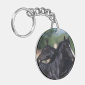 Arab Horse Scratching Sleutelhanger (Voorkant Links)