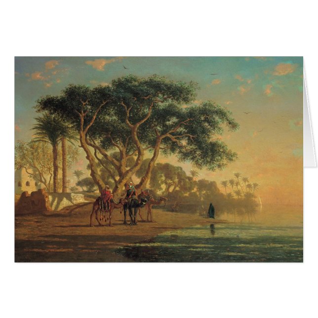 Arab Oasis, 1853 (Voorkant Horizontaal)