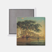 Arab Oasis, 1853 Magneet (Voorkant / Achterkant)