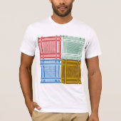 Arab Shemagh sjaals Mannen T-shirt (Voorkant)