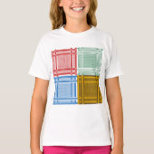 Arab Shemagh Sjaals Meisjes T-shirt (Voorkant)