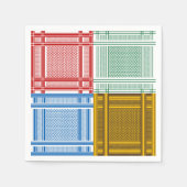 Arab Shemagh sjaals papieren servetten (Voorkant)