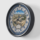 Arab Traditional ornamental Designer quartz clock (Hoek)