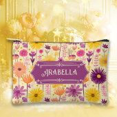 Arabella Cascading Modern Floral Pattern Etui