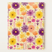 Arabella Cascading Modern Floral Pattern Planner (Achterkant)