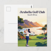 Arabella Golf Club Zuid-Afrika Briefkaart (Voorkant / Achterkant)