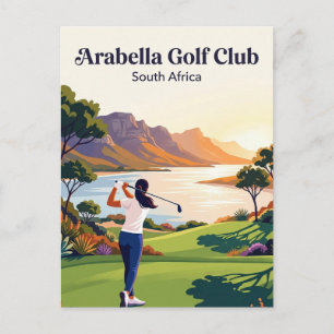 Arabella Golf Club Zuid-Afrika Briefkaart