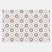 Arabesk Marokkaans patroon cadeaupapier (Voorkant)