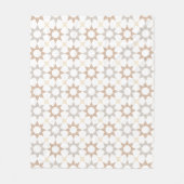 Arabesk Marokkaans patroon Fleece Deken (Voorkant)