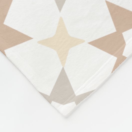Arabesk Marokkaans patroon Fleece Deken (Hoek)