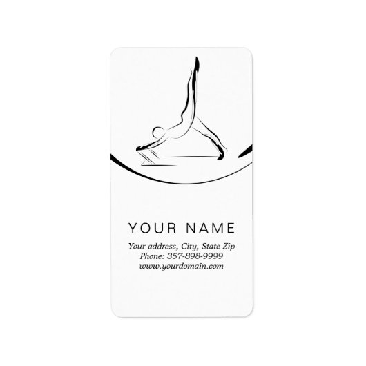 Arabesk op de reformer etiket (Voorkant)