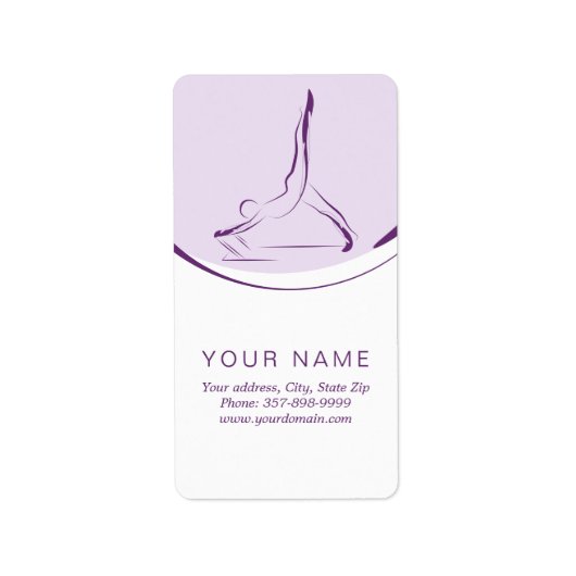 Arabesk op de reformer | Kleur Etiket (Voorkant)