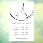 Arabesk op de reformer raamsticker (Vel 3)