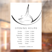 Arabesk op de reformer raamsticker (Vel 2)