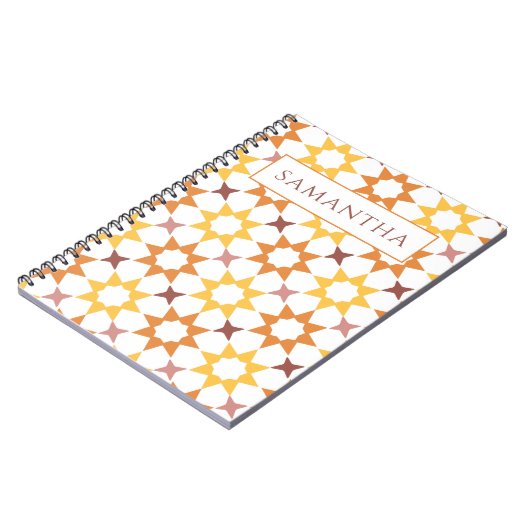 Arabesk patroon notitieboek (Linkerzijde)