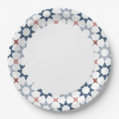 Arabesk patroonpapier bord (Voorkant)