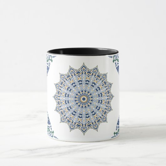 Arabesk Perzisch Oriëntaals Arabisch Turks Decor Mok (Midden)