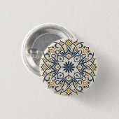 arabesk ronde button 3,2 cm (Voorkant /achterkant)