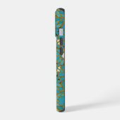 arabesk turquoise iPhone 15 case (Linkerkant)
