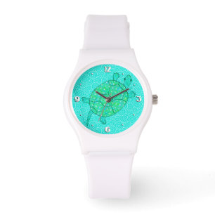 Arabeskaardschildpad - schoppen van zeelieden horloge