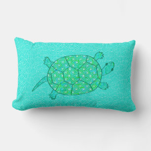 Arabeskaardschildpad - schoppen van zeelieden kussen