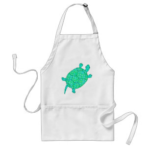 Arabeskaardschildpad - schoppen van zeelieden standaard schort
