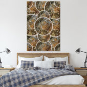 ARABESKE, GEOMETRISCH ONTWERP CANVAS AFDRUK (Insitu (Slaapkamer))