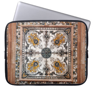 arabeske marmer textuur abstracte  achtergrond laptop sleeve